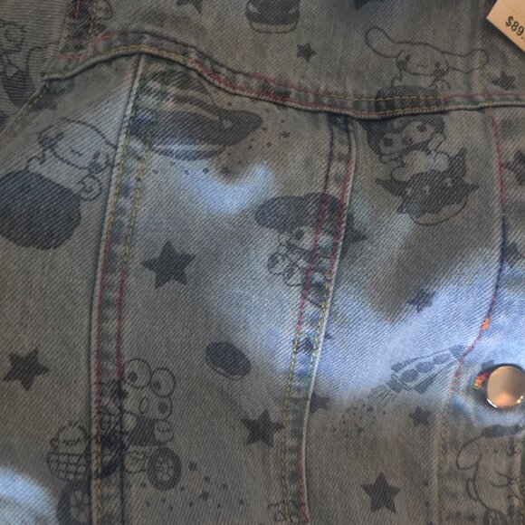 Her Universe Hello Kitty and Friends denim jacket size 2x New - Picture 3 of 5